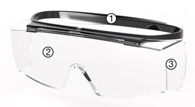 Laservision F18 Laser Safety Eyewear (OTG, lightweight)