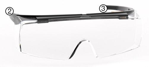 Laservision F42 Laser Safety Spectacles (OTG with Quick Release)
