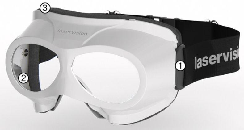 Laservision R14 Laser Safety Eyewear (Goggle) - Coherent Scientific