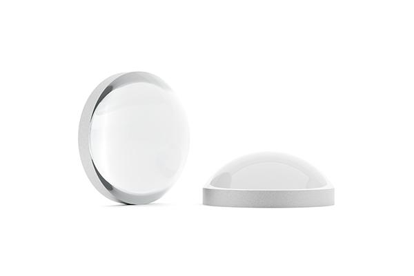 Firepolished Planoconvex Aspheric Lens  45mmdia x 32mm F.L.