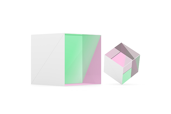Non-Polarizing Cube Beamsplitter, 15x15x15mm